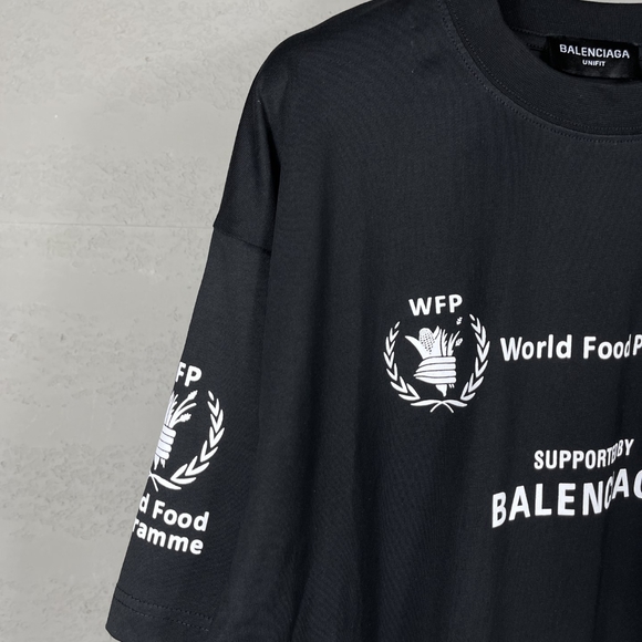 Balenciaga black printed long-sleeved T-shirt - Picture 7 of 9